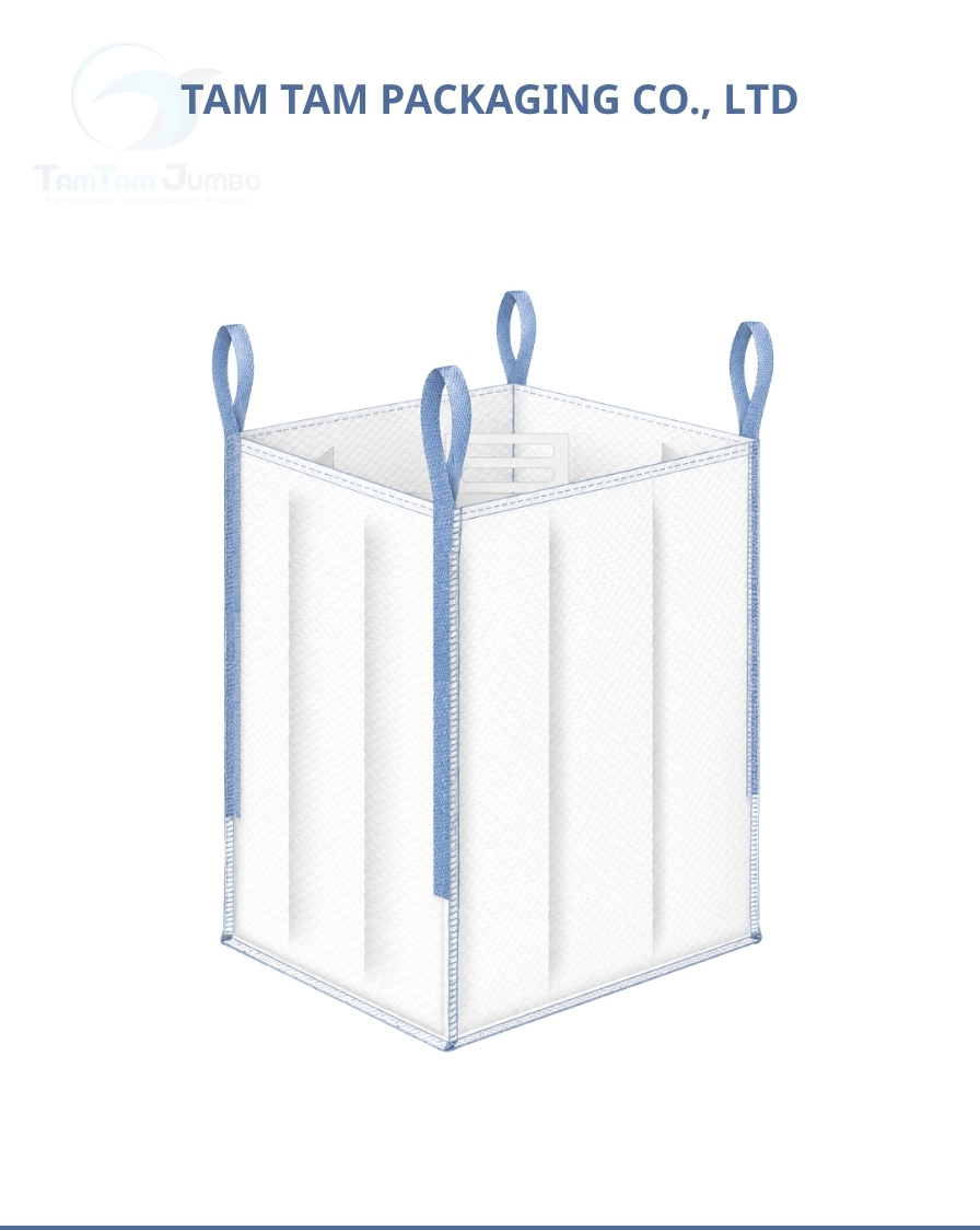 4-Panel Baffle FIBC Bag (Q-Bags) manufacturer Vietnam – Tam Tam Packaging