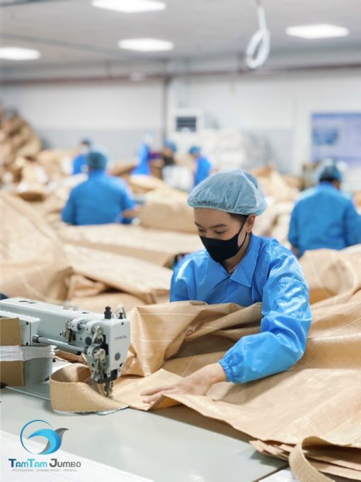 Bulk Bag Sewing at Tam Tam Packaging