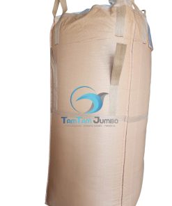 Bao Jumbo không tráng, miệng nạp đáy xả, đai chéo góc