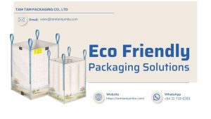 Eco friendly packaging solutions