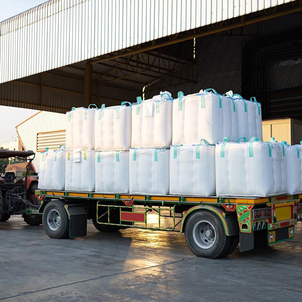 FIBC bags lifting test for safety factor compliance