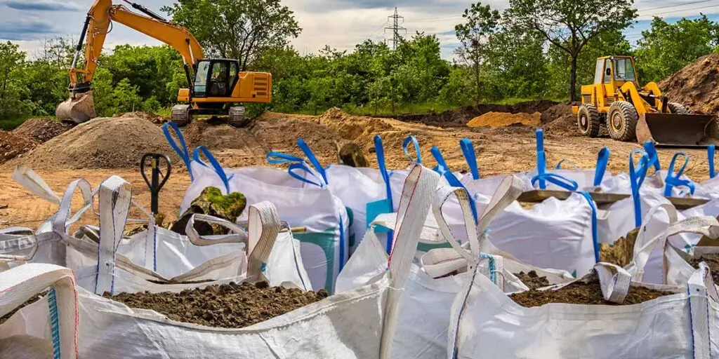 Type A FIBC bags for construction sand and cement transport - Tam Tam Packaging