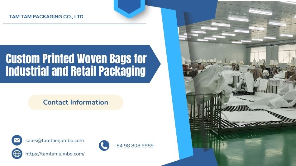 Custom Printed Woven Bags for Indutrial