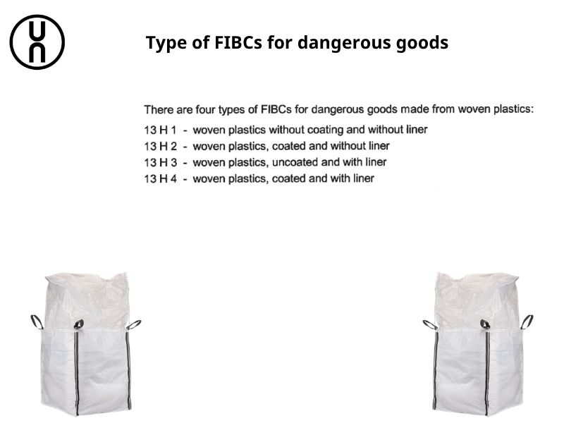 Types of FIBCs for Dangerous Goods