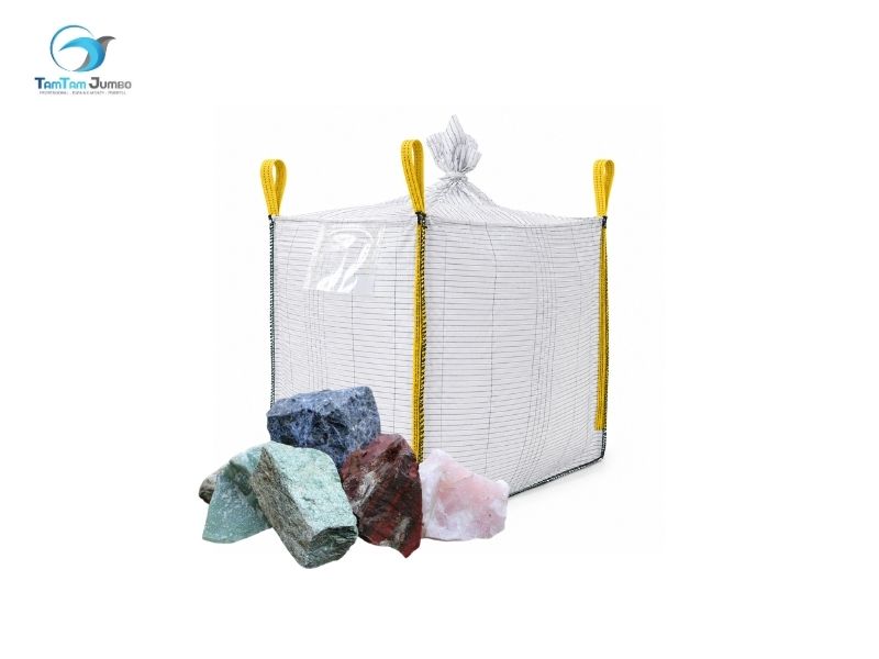 FIBC bags for minerals staged for export in mining