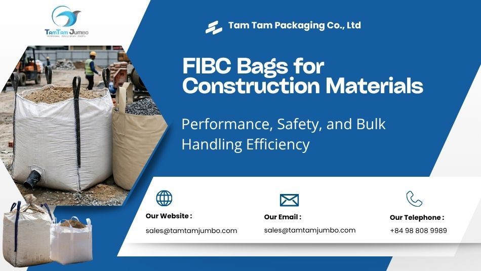 FIBC Bags for Construction material at Tam Tam Packaging