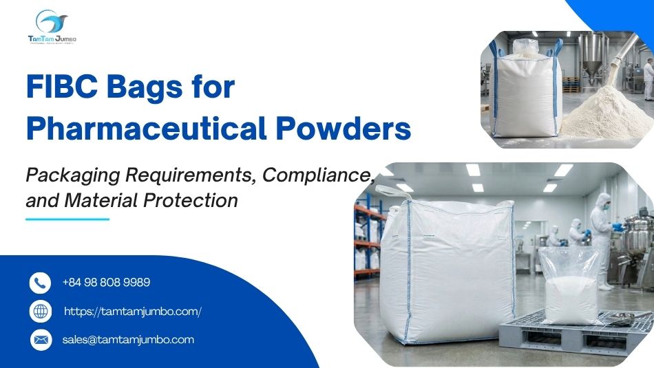 FIBC Bag for Pharmeceutical Powders at Tam Tam Packaging